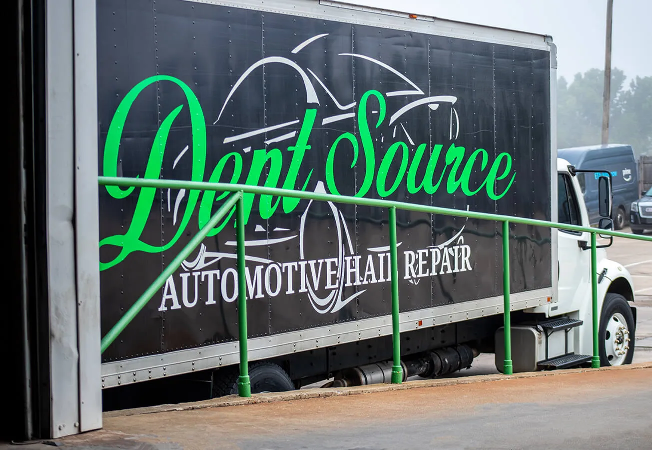 Dent Source truck outside