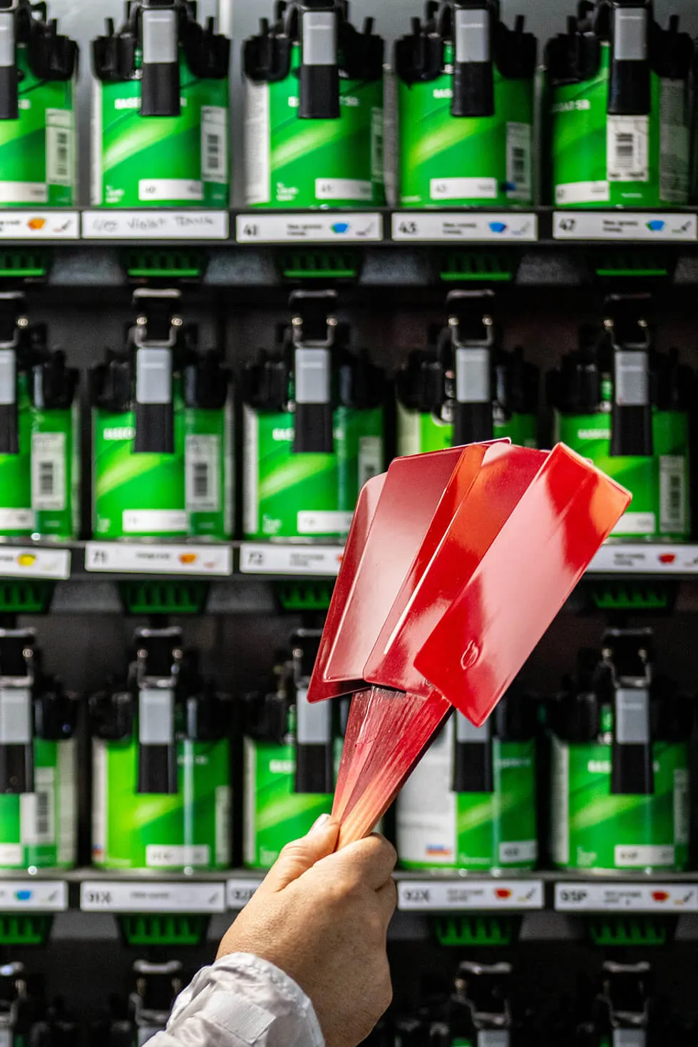 Staff Choosing Paint Color